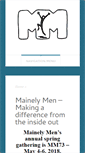 Mobile Screenshot of mainelymen.org
